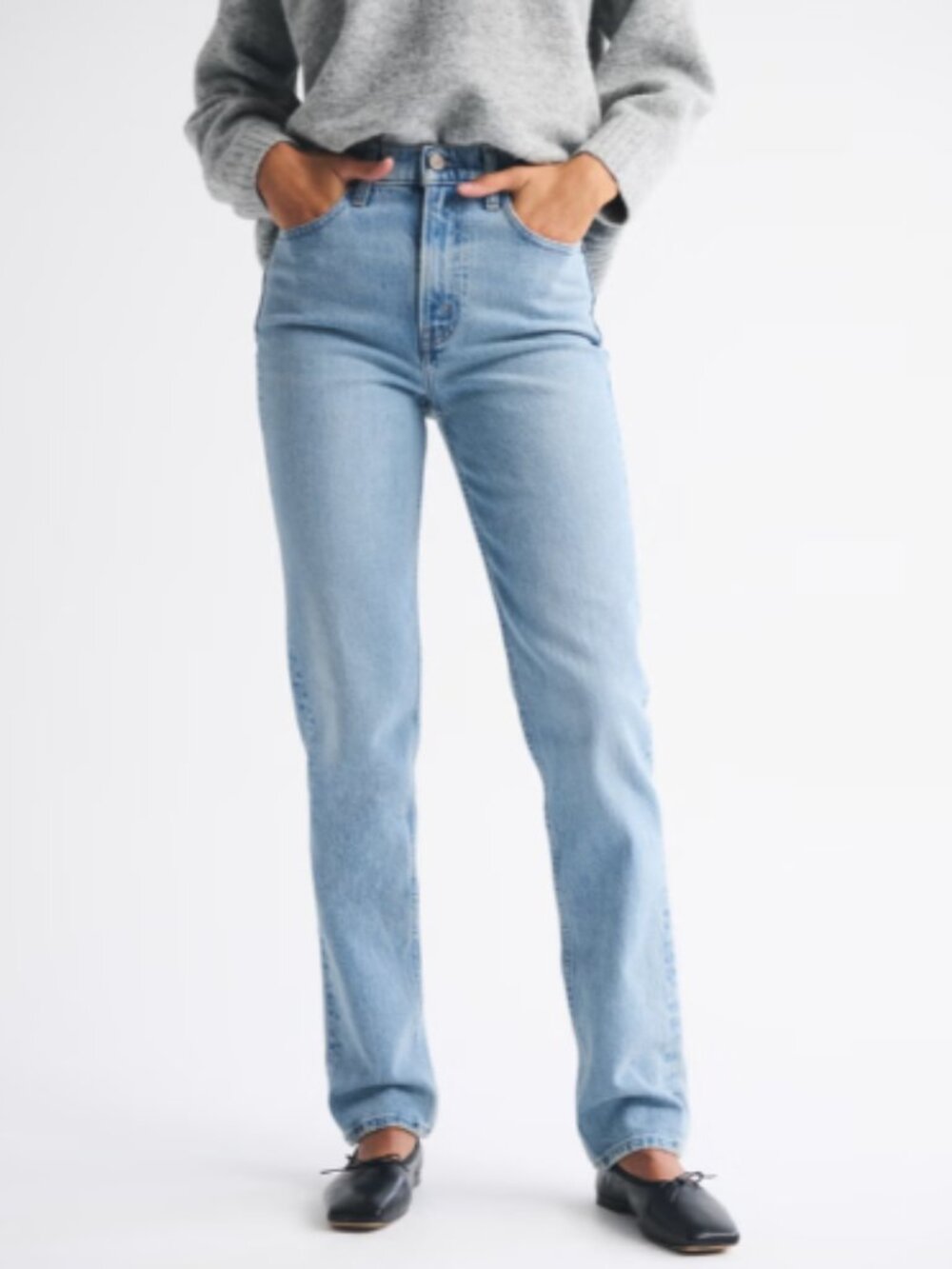 Abercrombie & Fitch Jeans 90s Straight Ultra High Rise Curve Love